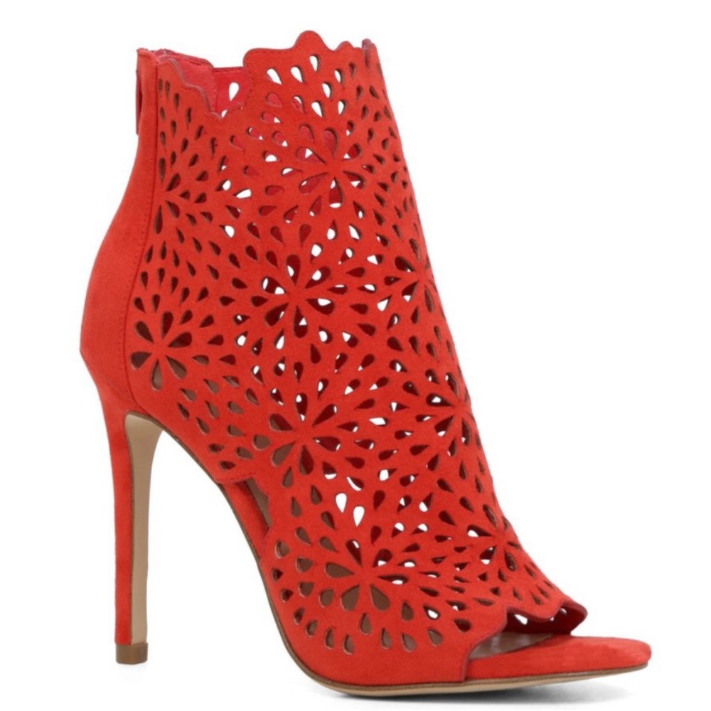 Aldo Open Toe Caged Bootie